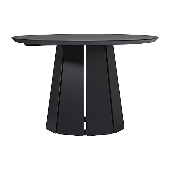 Walker Edison Round Wood-Top Dining Table