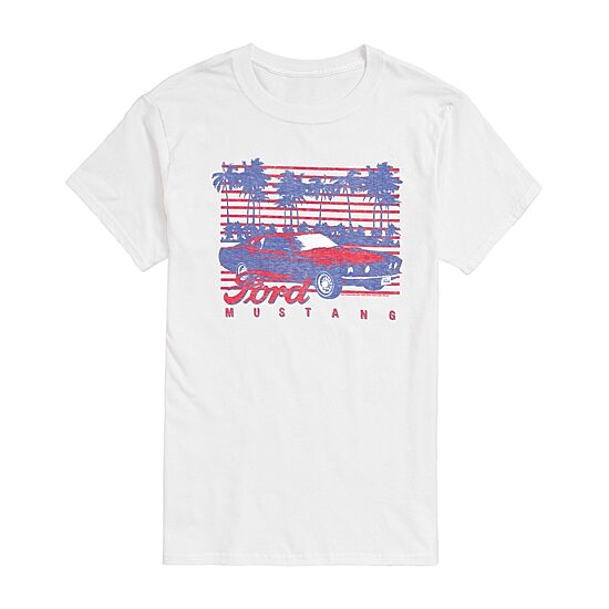 Mens Short Sleeve Ford Mustang Graphic T-Shirt