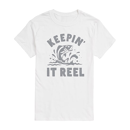 Mens Short Sleeve Fishing Graphic T-Shirt