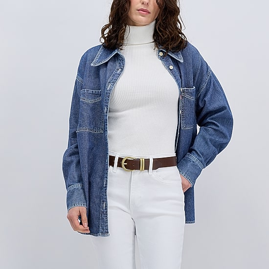 Levi's® Double Metal Loop Casual Belt, Genuine Leather Womens Belt