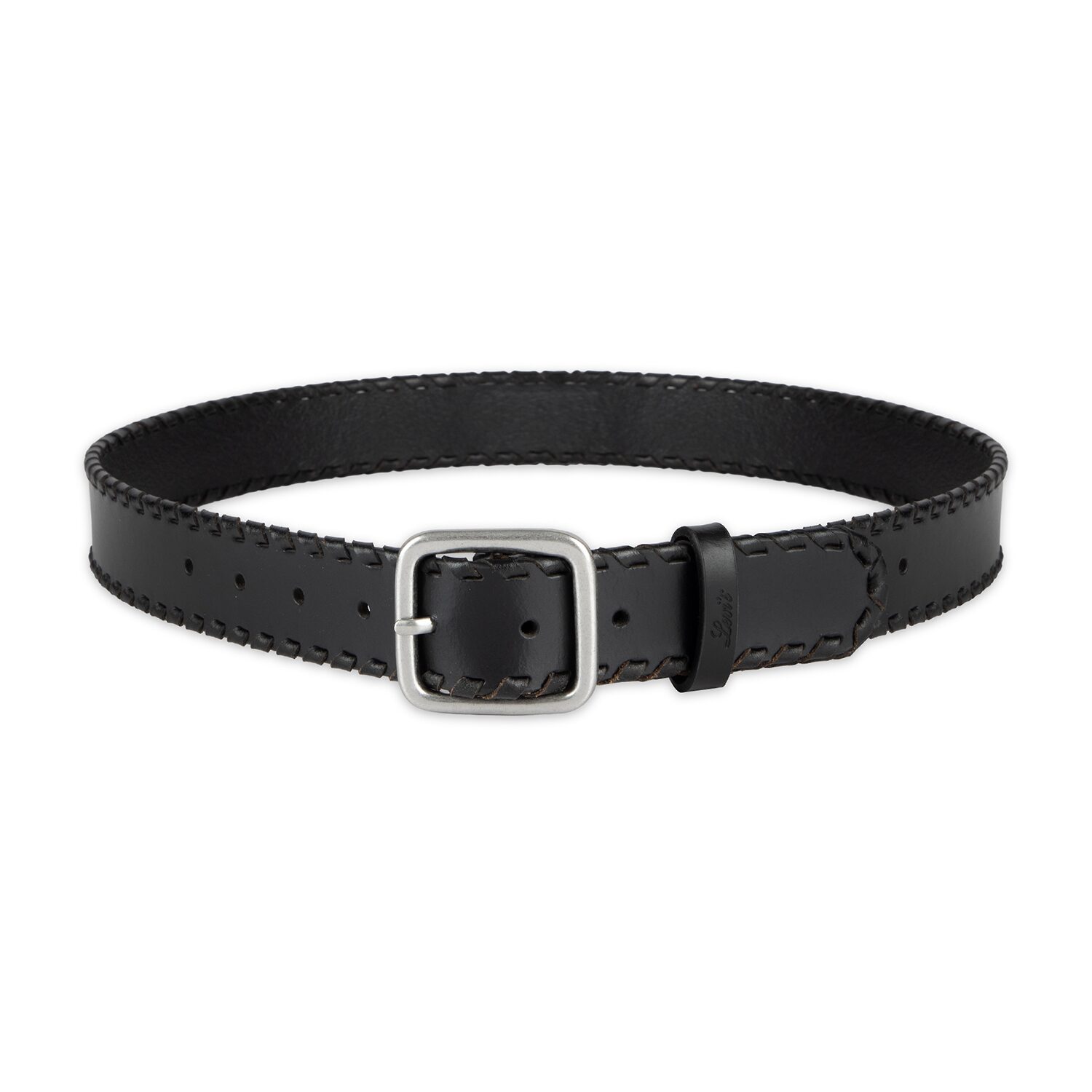 Levi's® Square Centerbar Buckle, Genuine Leather Belt Womens