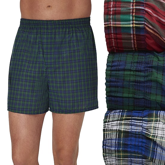 Hanes® Ultimate Big & Tall Men's Underwear 3-Pack Woven Boxers