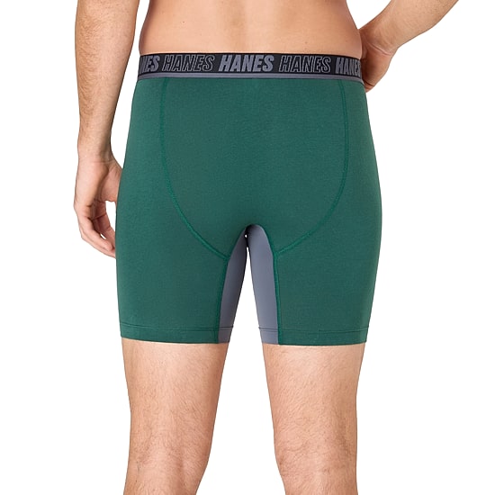 Hanes® Ultimate Men's Underwear 3-Pack Moves X-TEMP® Cotton Stretch Boxer Briefs Underwear Um5bb3