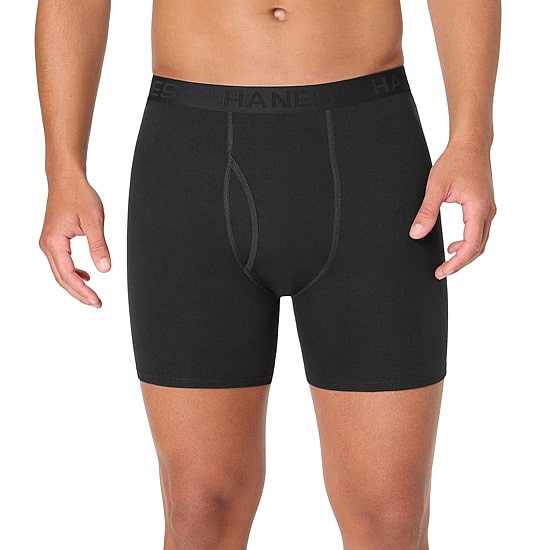 Hanes® Ultimate Men’s Underwear 3-Pack ComfortBlend® Boxer Briefs Underwear, Moisture-Wicking Ubbbb3