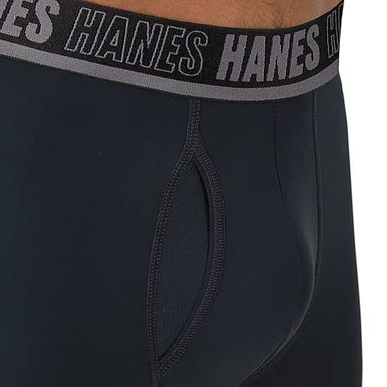 Hanes® Ultimate Men's Underwear 3-Pack Moves X-TEMP® Performance Long Leg Boxer Brief Underwear with Total Support Pouch™ Umslf3