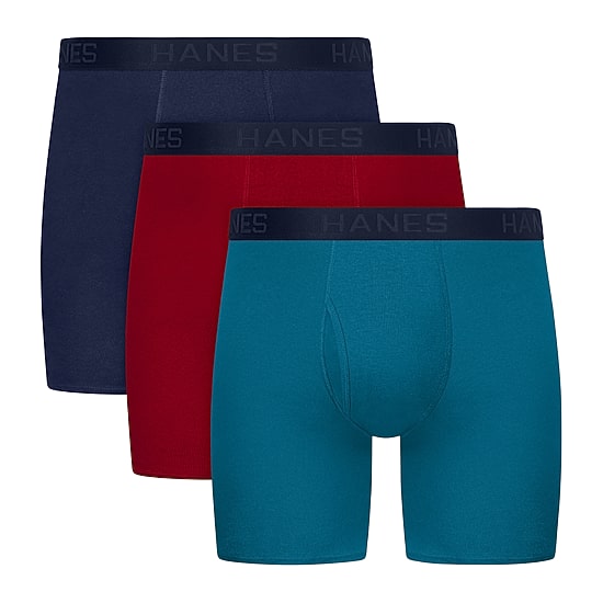 Hanes® Ultimate Big & Tall Men’s Underwear 3-Pack ComfortSoft® Boxer Briefs Underwear 7703b3