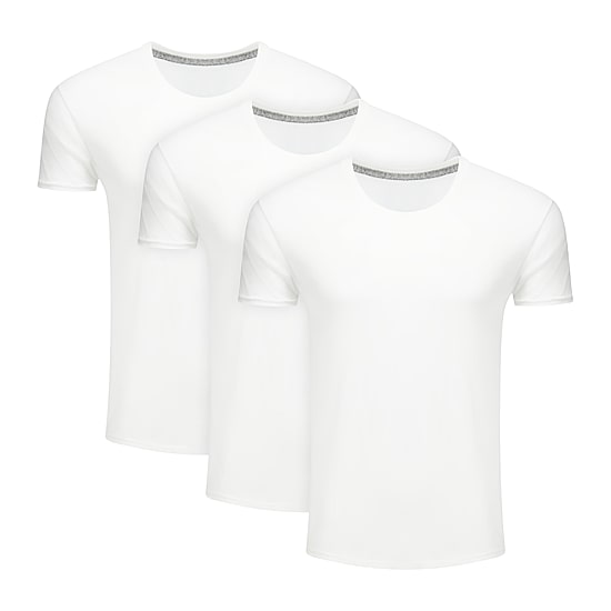 Hanes® Ultimate Men's 3-Pack ComfortBlend® T-Shirt Undershirts