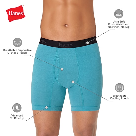 Hanes® Ultimate Men's Underwear 3-Pack Comfort Flex Fit® Boxer Brief Underwear Ucfba3