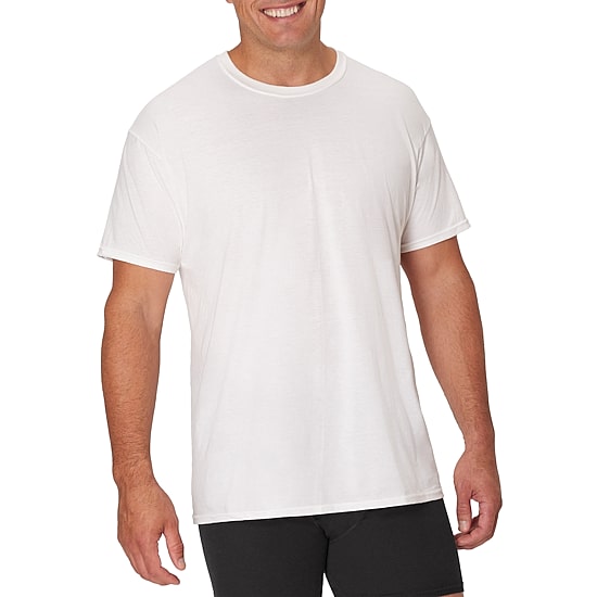 Hanes® Men's Big & Tall Ultimate 3-Pack ComfortSoft® Crewneck T-Shirts Undershirts 787BM3