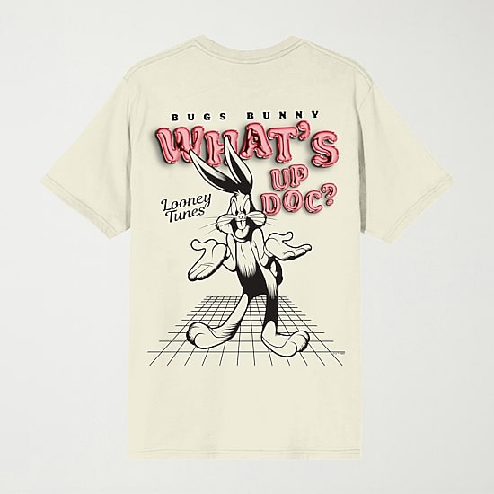 Novelty Mens Crew Neck Short Sleeve Relaxed Fit Looney Tunes Graphic T-Shirt