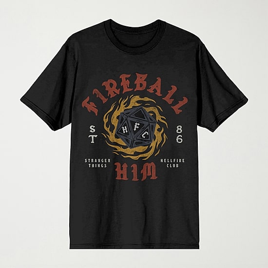 Novelty Mens Crew Neck Short Sleeve Relaxed Fit Stranger Things Graphic T-Shirt