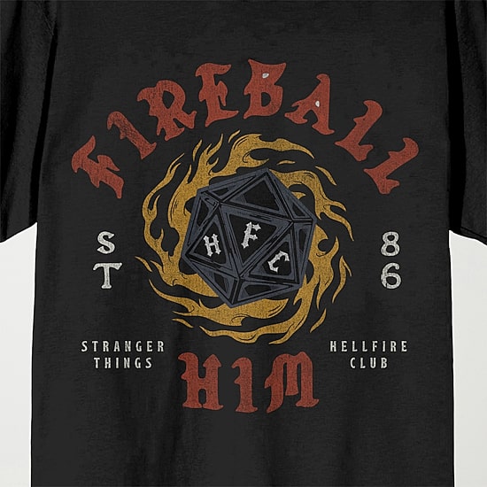 Novelty Mens Crew Neck Short Sleeve Relaxed Fit Stranger Things Graphic T-Shirt