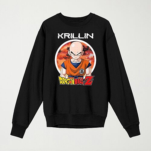 Novelty Mens Crew Neck Long Sleeve Dragon Ball Z Sweatshirt, Xx-large, Black