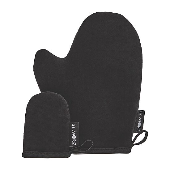 St. Moriz Luxury Double Sided Tanning Mitt And Face Mitt Set
