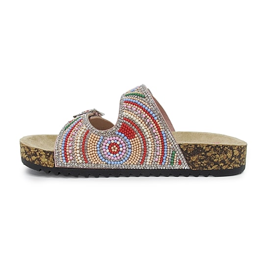 Pop Reema Little & Big Kid Girls Adjustable Strap Footbed Sandals