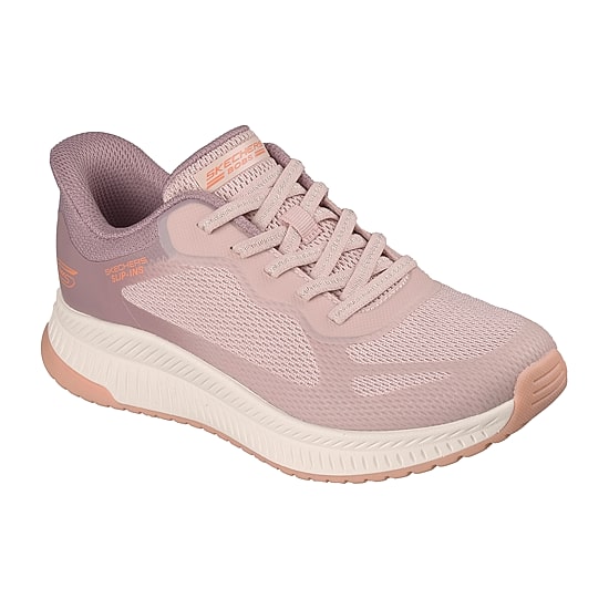 Skechers Bobs Hands Free Slip-Ins Hands Free Bobs Sport Squad 4 Womens Slip-On Walking Shoes