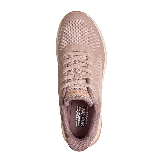 Skechers Bobs Hands Free Slip-Ins Hands Free Bobs Sport Squad 4 Womens Slip-On Walking Shoes