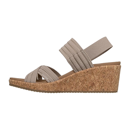 Skechers Womens Arch Fit Beverlee 2.0 Wedge Sandals