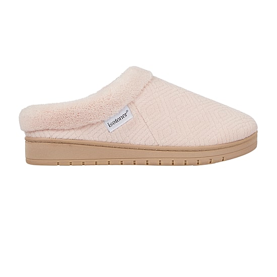 Isotoner Hoodback Womens Memory Foam Slip-On Slippers