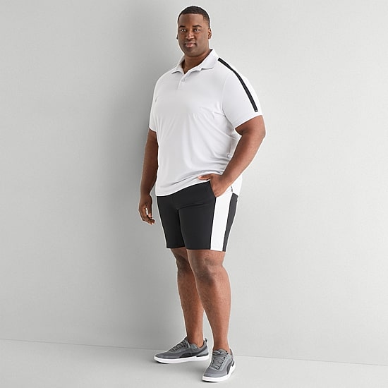 Shaquille O'Neal XLG™ Elevated Athletic Mens Short Sleeve Polo Shirt