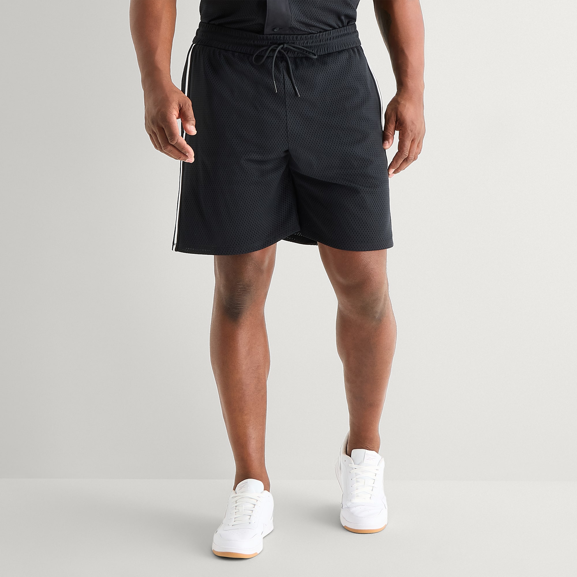 Shaquille O'Neal XLG™ Active Taped Mens 8" Mid Rise Big and Tall Moisture Wicking Workout Shorts