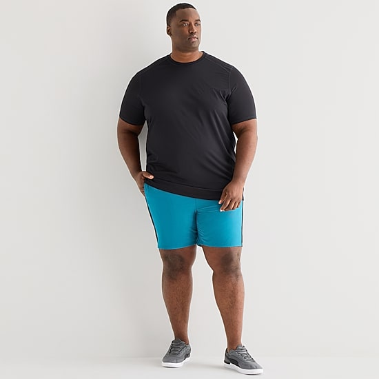 Shaquille O'Neal XLG™ Active Mens Crew Neck Short Sleeve Big and Tall T-Shirt