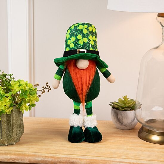 Northlight 13" Standing Shamrock Gnome St. Patricks Day Gnome