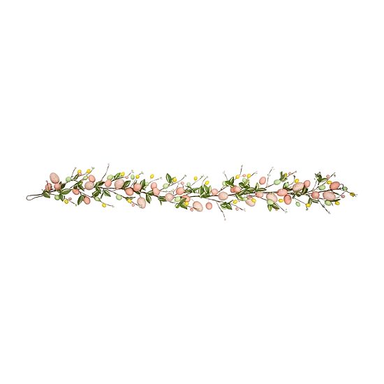 Northlight 6ft Eggs And Flower Buds Artificial Easter Indoor Garland