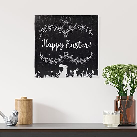 Northlight 18" Happy Bunnies Canvas Art