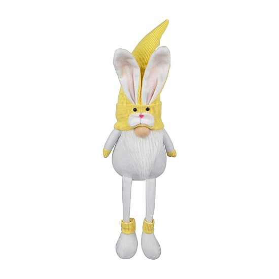 Northlight 20" Sitting Bunny Gnome Easter Gnome