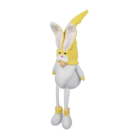 Northlight 20" Sitting Bunny Gnome Easter Gnome