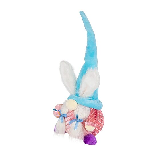 Northlight 18" Gnome Girl With Bunny Ears Easter Gnome