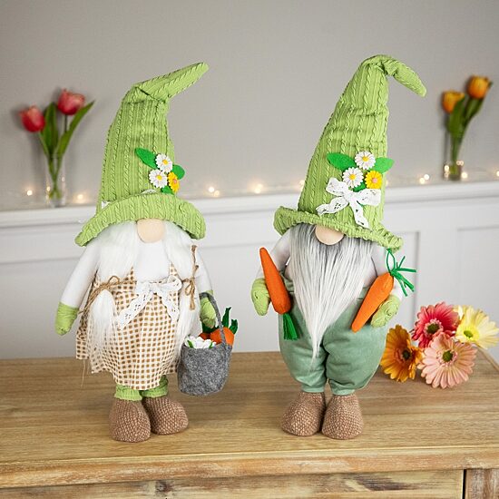 Northlight 15" Gardening Gnomes Easter Gnome