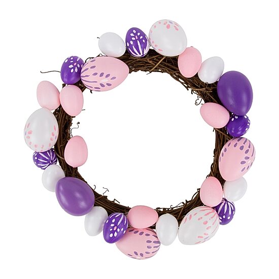 Northlight 10" Pastel Easter Egg Wreath
