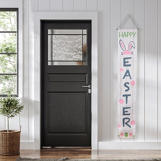 Northlight 71" Welcome And Happy Outdoor Banner
