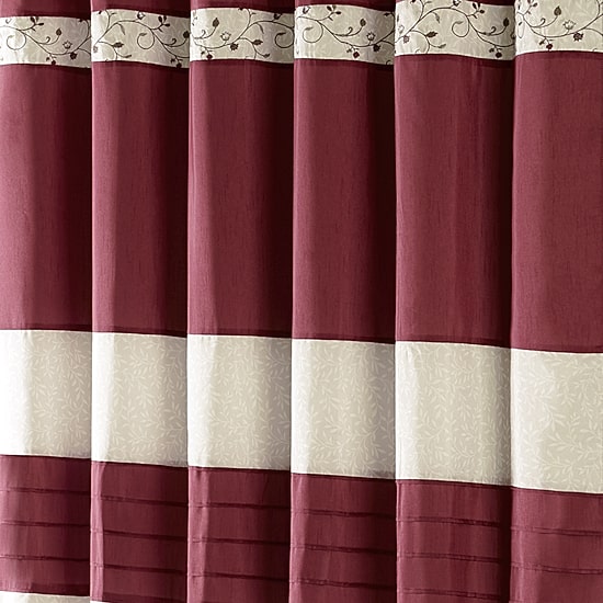 Madison Park Belle Embroidered Shower Curtain
