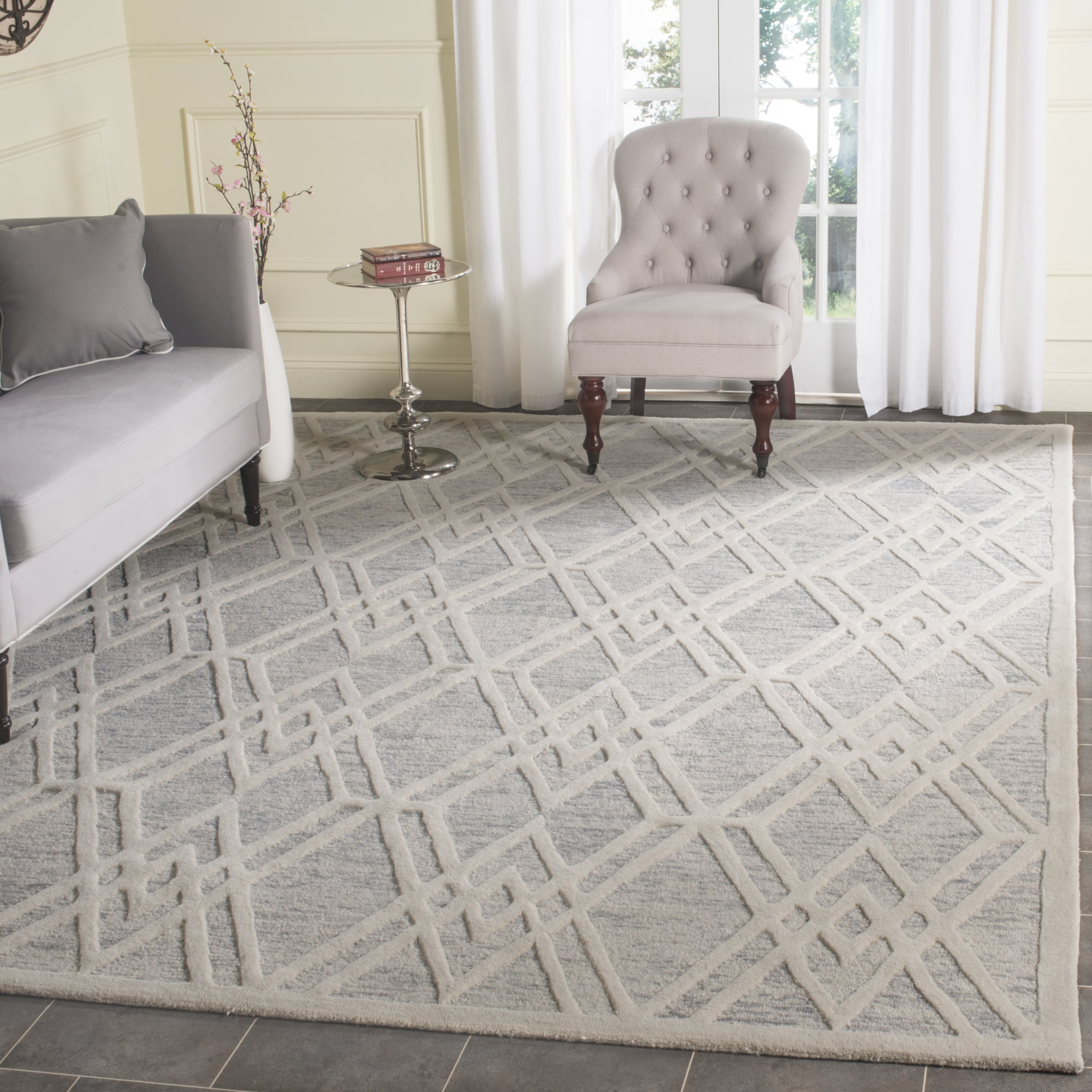 Safavieh Elinor Geometric Hand Tufted Wool Rug