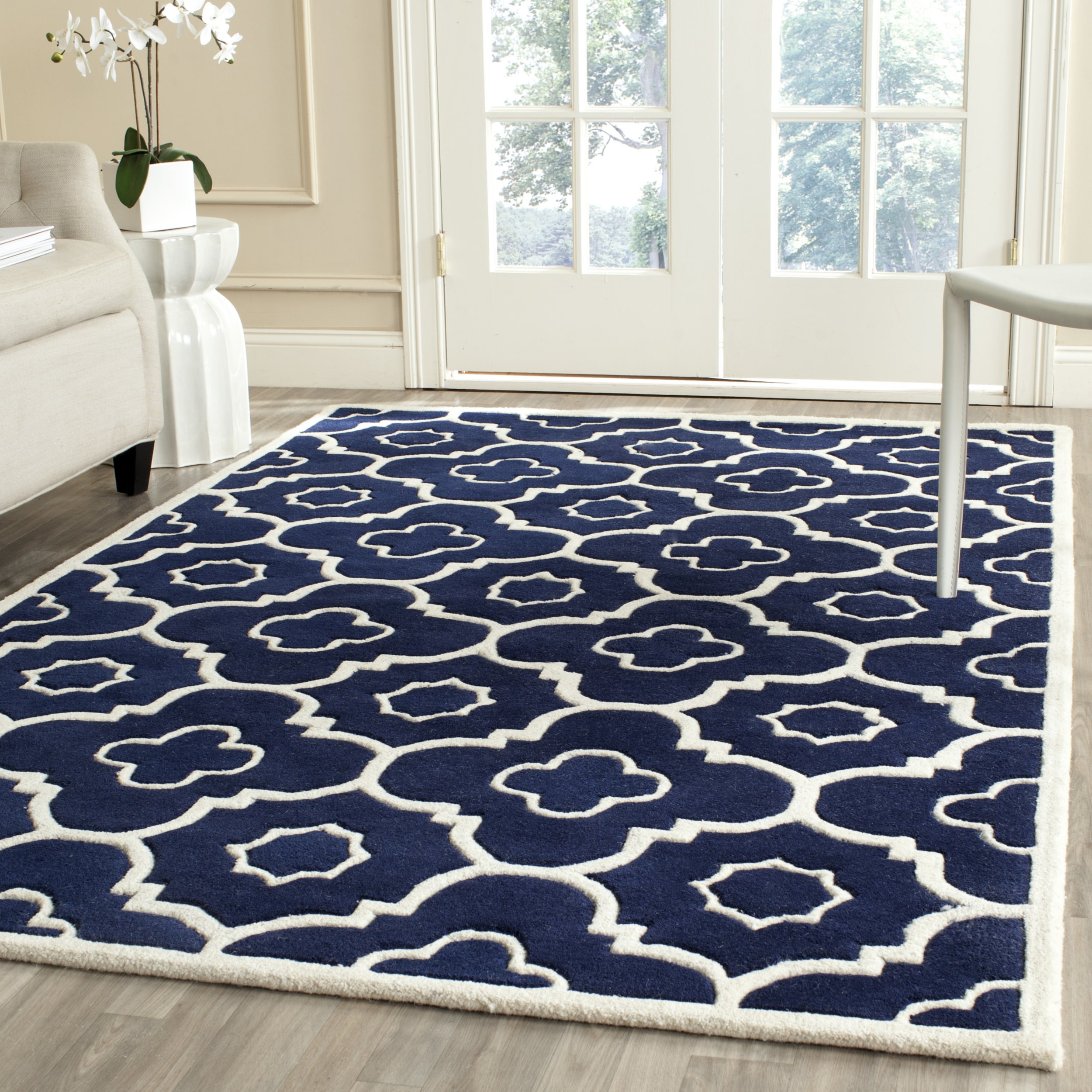 Safavieh Grigor Geometric Hand Tufted Wool Rug