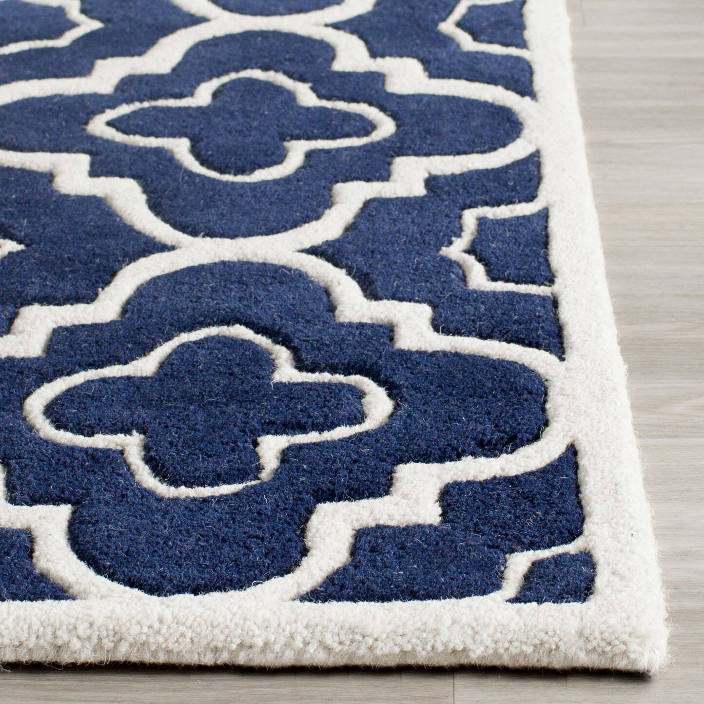Safavieh Grigor Geometric Hand Tufted Wool Rug