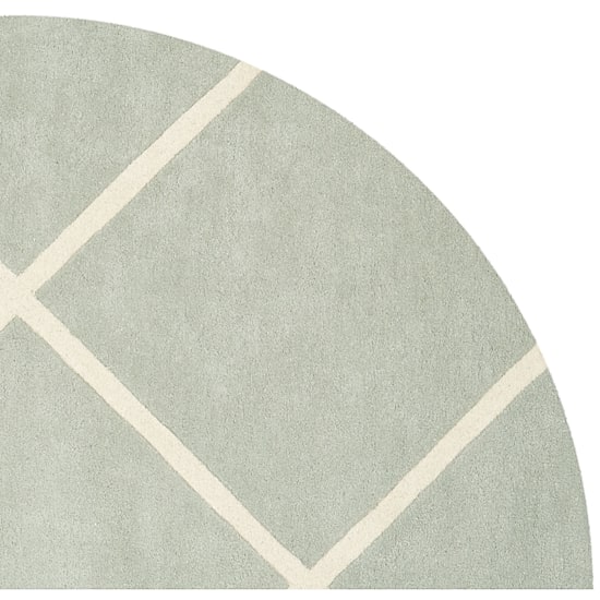 Safavieh Jayma Geometric Hand Tufted Wool Indoor Round Rug