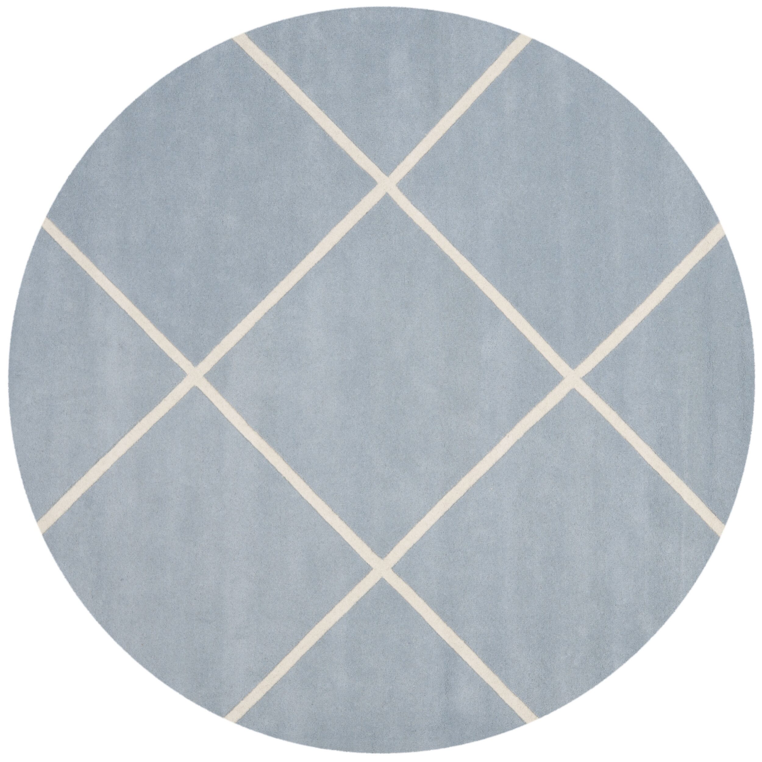 Safavieh Jayma Geometric Hand Tufted Wool Indoor Round Rug