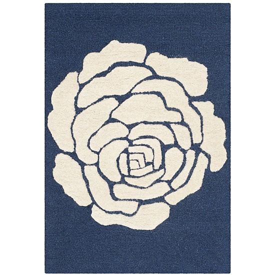 Safavieh Dacre Floral Wool Indoor Rectangular Accent Rug