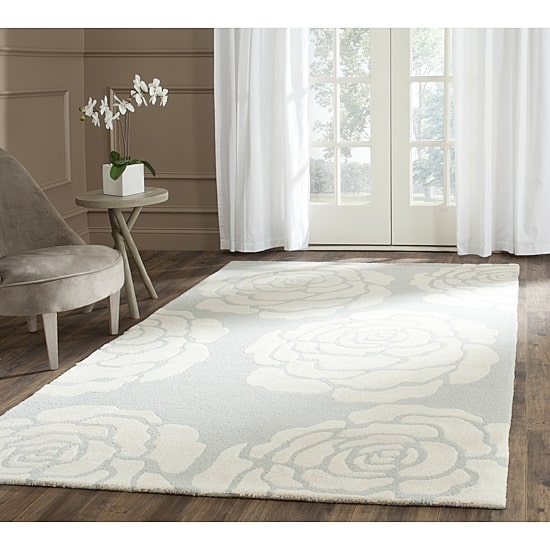 Safavieh Dacre Floral Wool Indoor Rectangular Area Rug