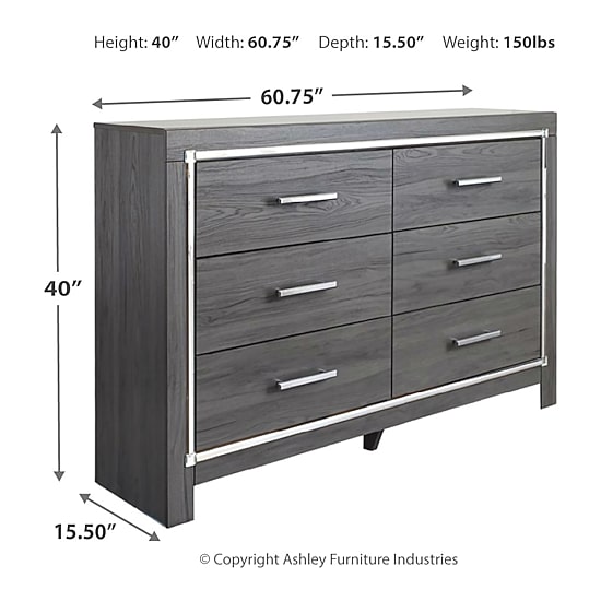 Signature Design by Ashley® Loren 6-Drawer Dresser