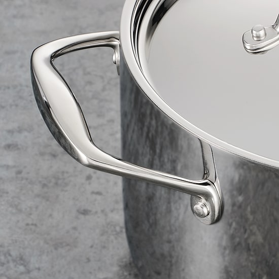 Tramontina Gourmet Tri-Ply Clad 18/10 Stainless Steel Induction-Ready Braiser with Lid