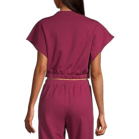 Slick Chicks Women’s Adaptive Short Sleeve V-neck Lounge Top