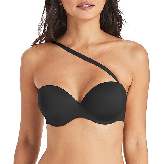 Maidenform Love The Custom Lift Multiway Womens Medium Support Demi Push Up Strapless Strapless Bra 09417
