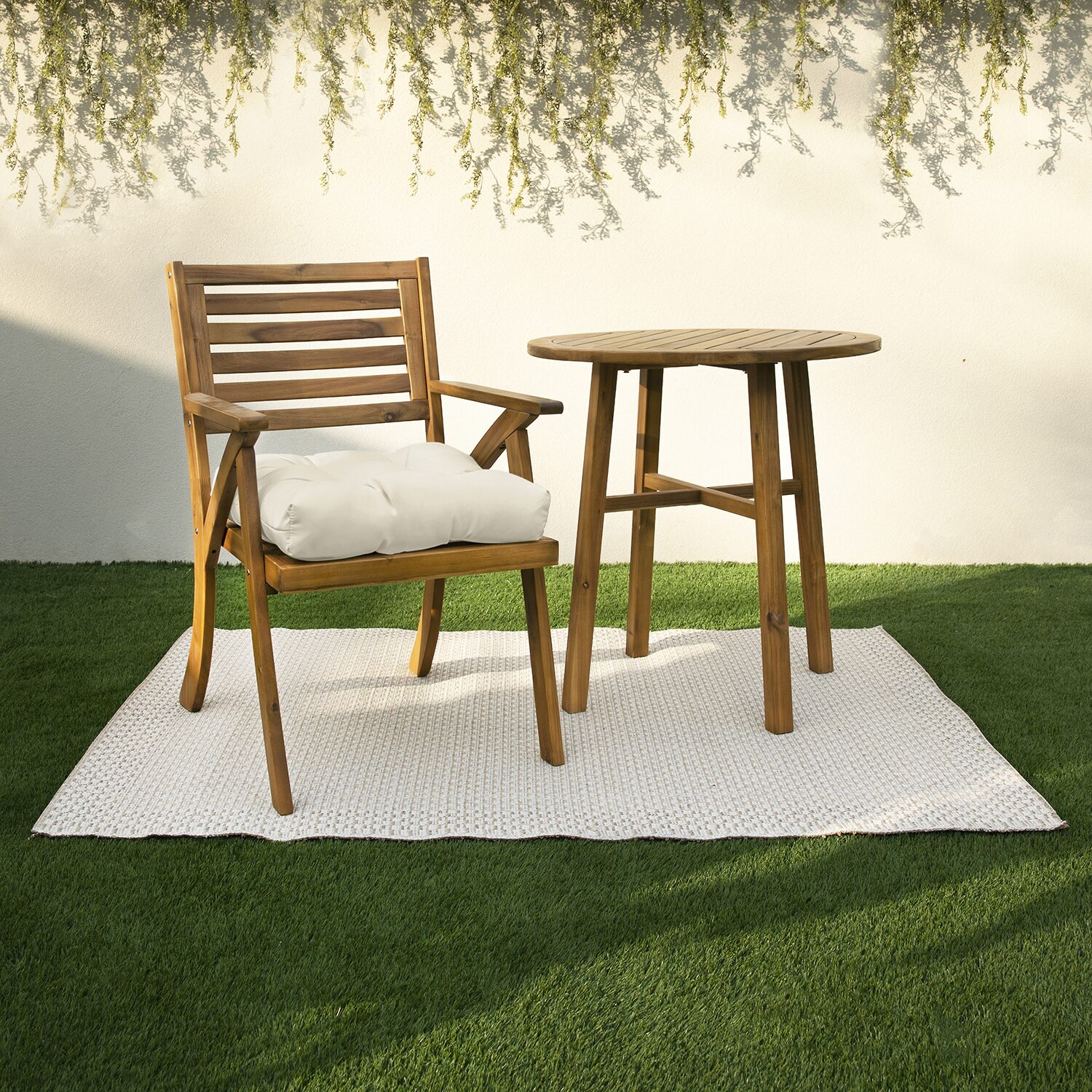 Mozaic Company Tufted U-Shaped Solid Seat Cushion