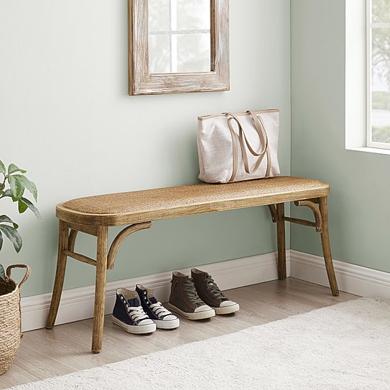 Linon Chase Bentwood Bench