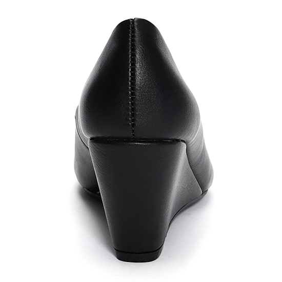 CL by Laundry Nima Womens Round Closed Toe Wedge Heel Pumps